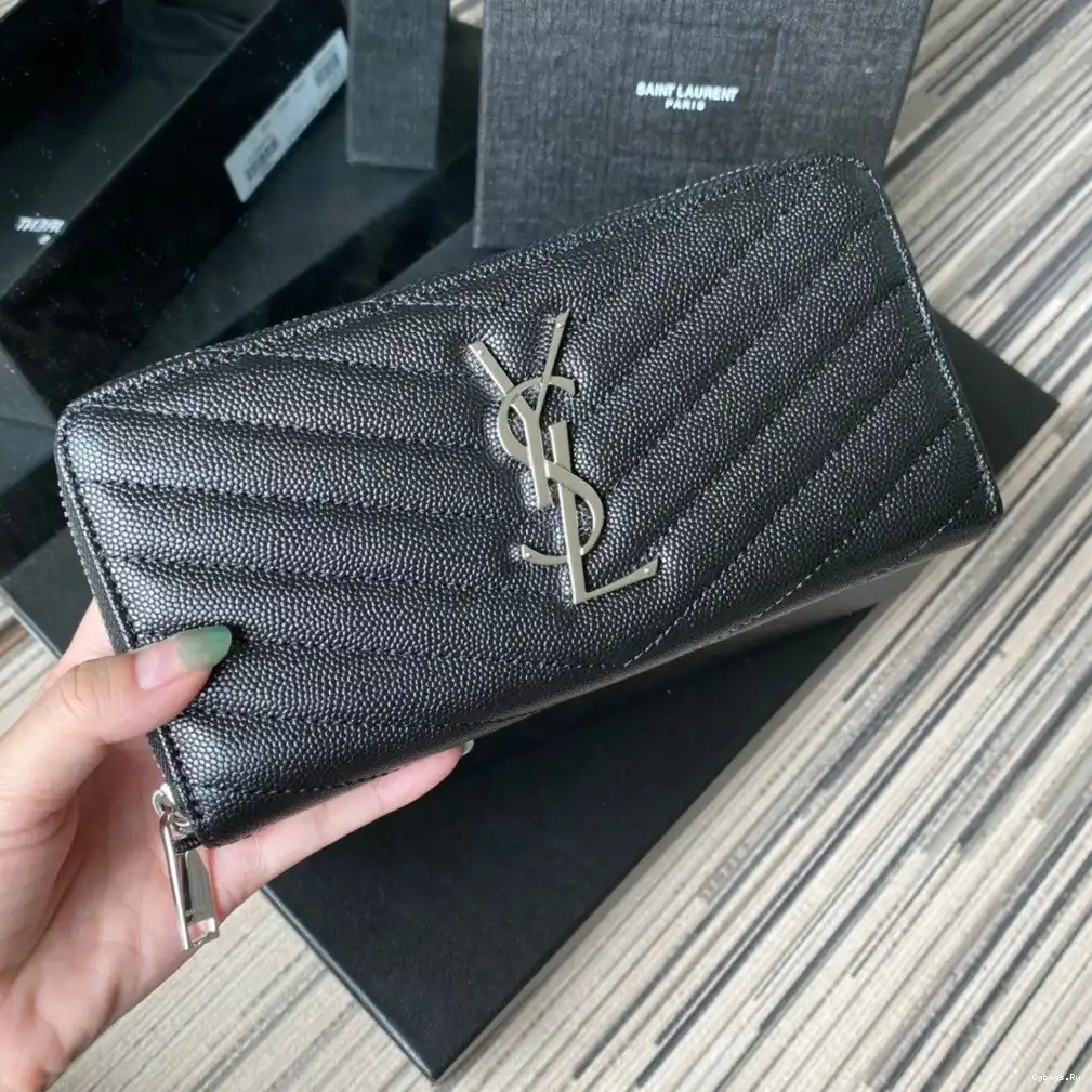 WALLET ZIPPY MONOGRAM YSL 0327